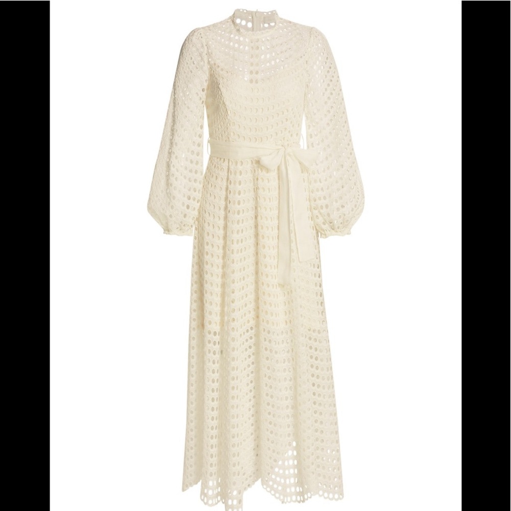 Zimmermann Poppy eyelet midi dress